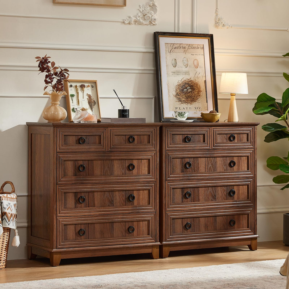 Joaxswe Nightstands with Drawers for Bedroom & Living Room
