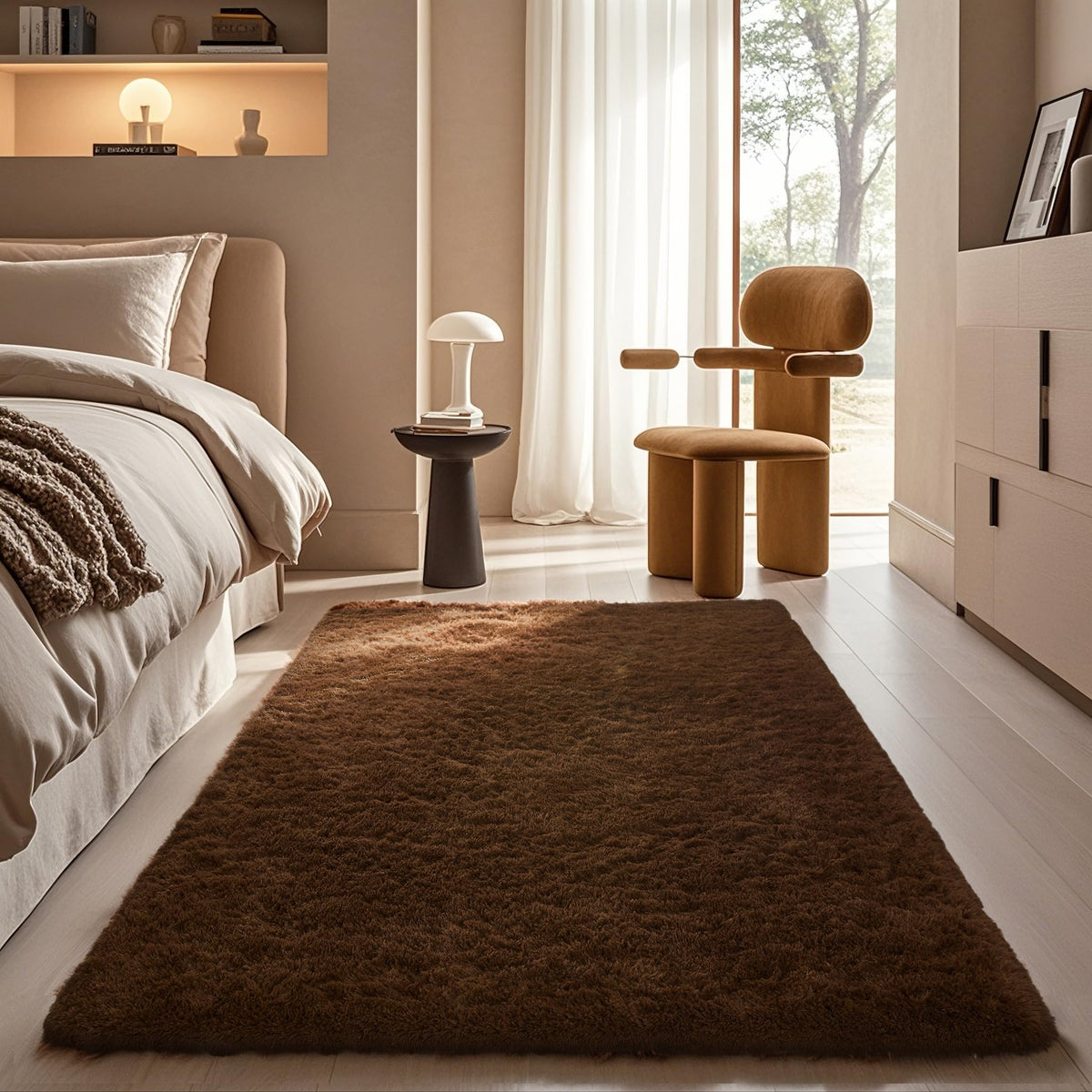 Ophanie Soft Area Rug for Bedroom and Living Room