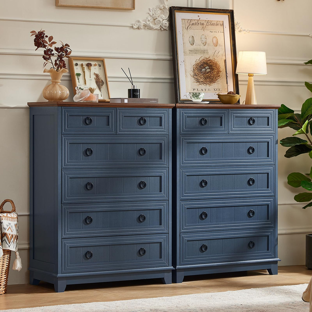 Joaxswe Nightstands with Drawers for Bedroom & Living Room