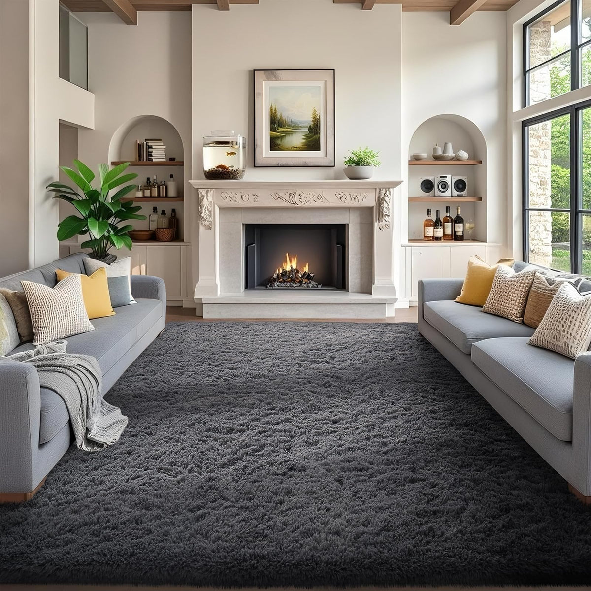 Ophanie Soft Area Rug for Bedroom and Living Room