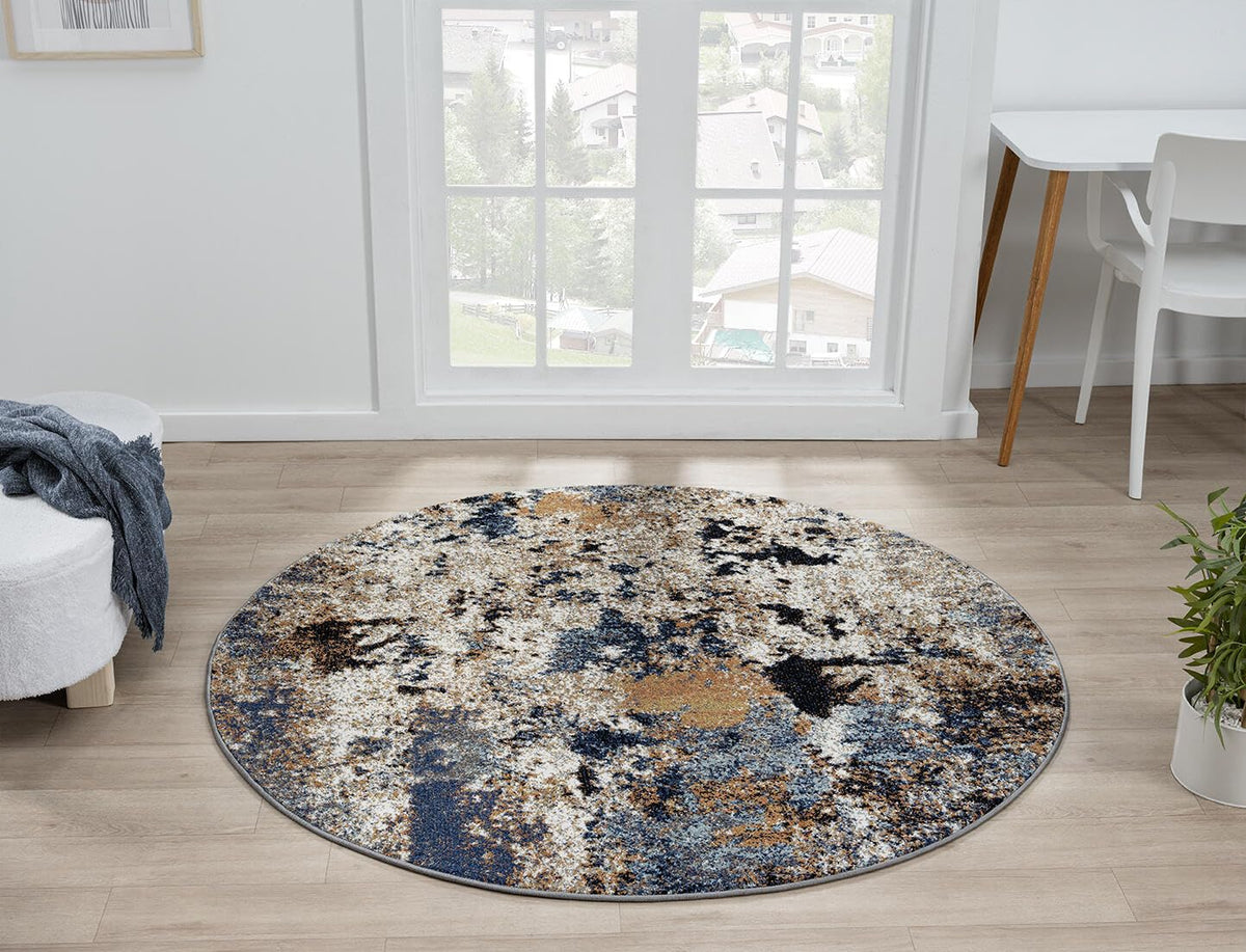 Keen Home Design 8x10 Non-Shedding Abstract Area Rug
