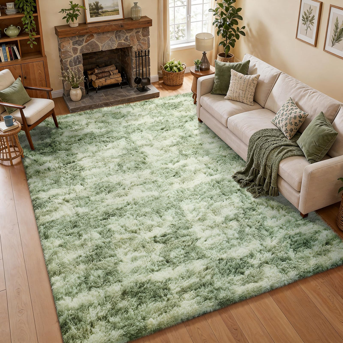Ophanie Soft Area Rug for Bedroom and Living Room