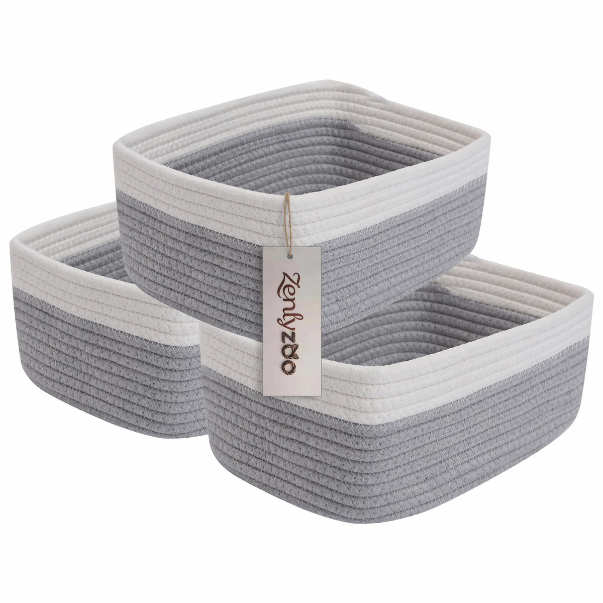 Zenlyzoo Small Storage Baskets for Home Organization
