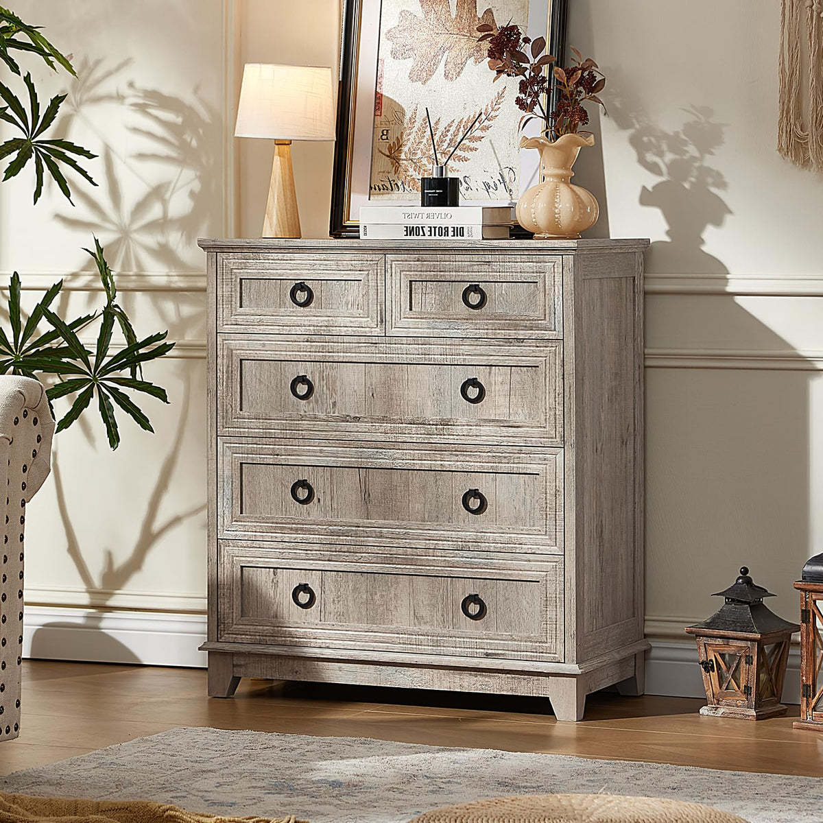 Joaxswe Nightstands with Drawers for Bedroom & Living Room