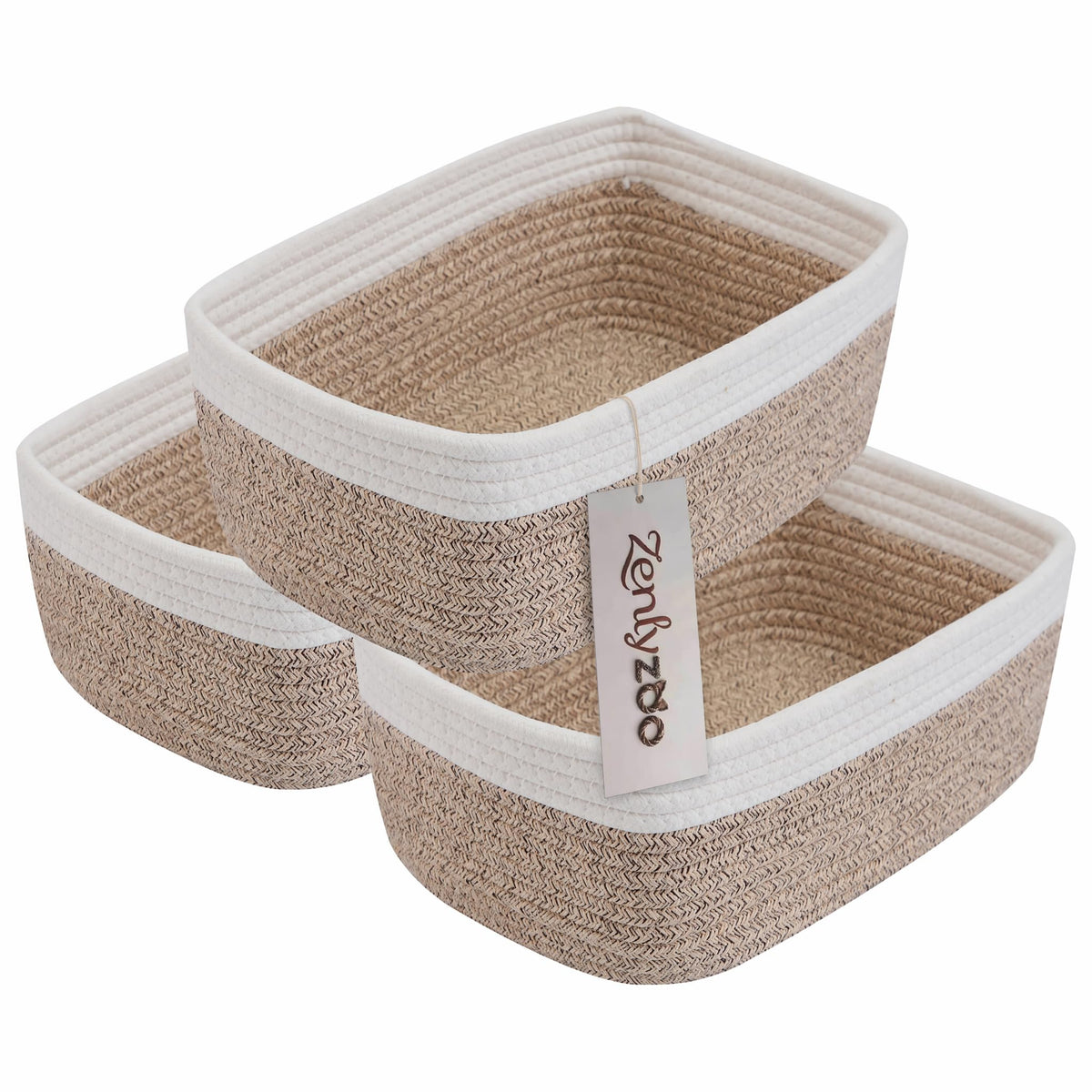 Zenlyzoo Small Storage Baskets for Home Organization