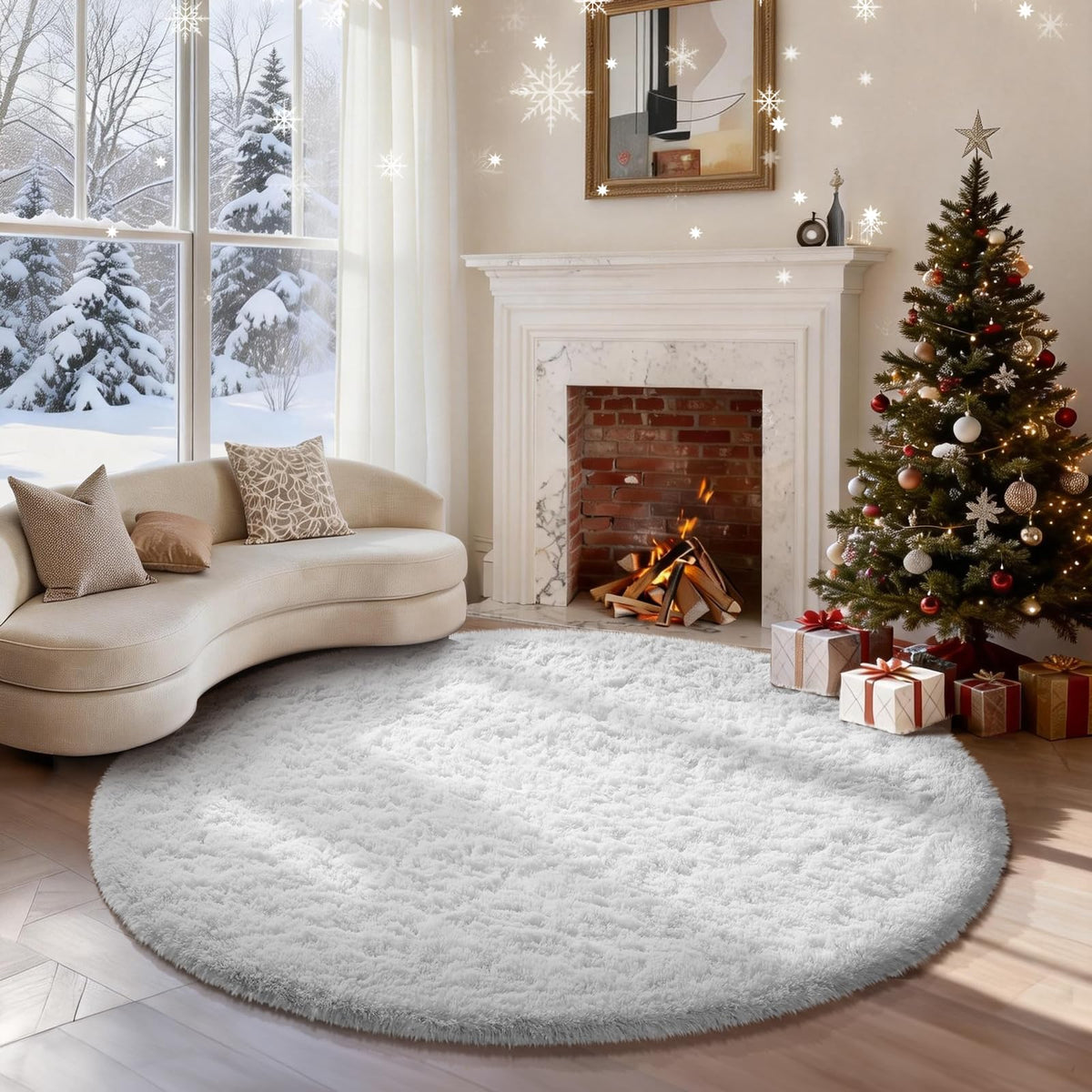 Ophanie Soft Area Rug for Bedroom and Living Room