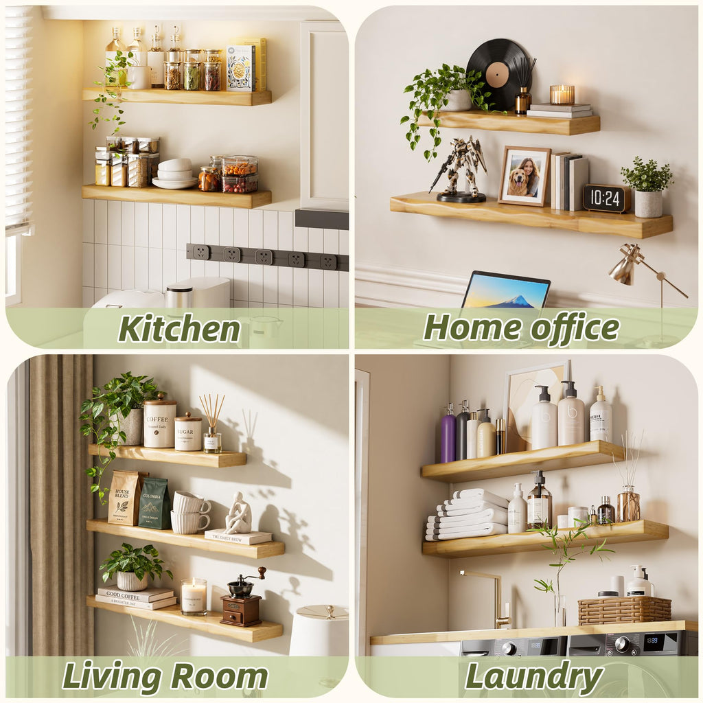 SAILUN Floating Wall Shelves for Home Storage & Decor