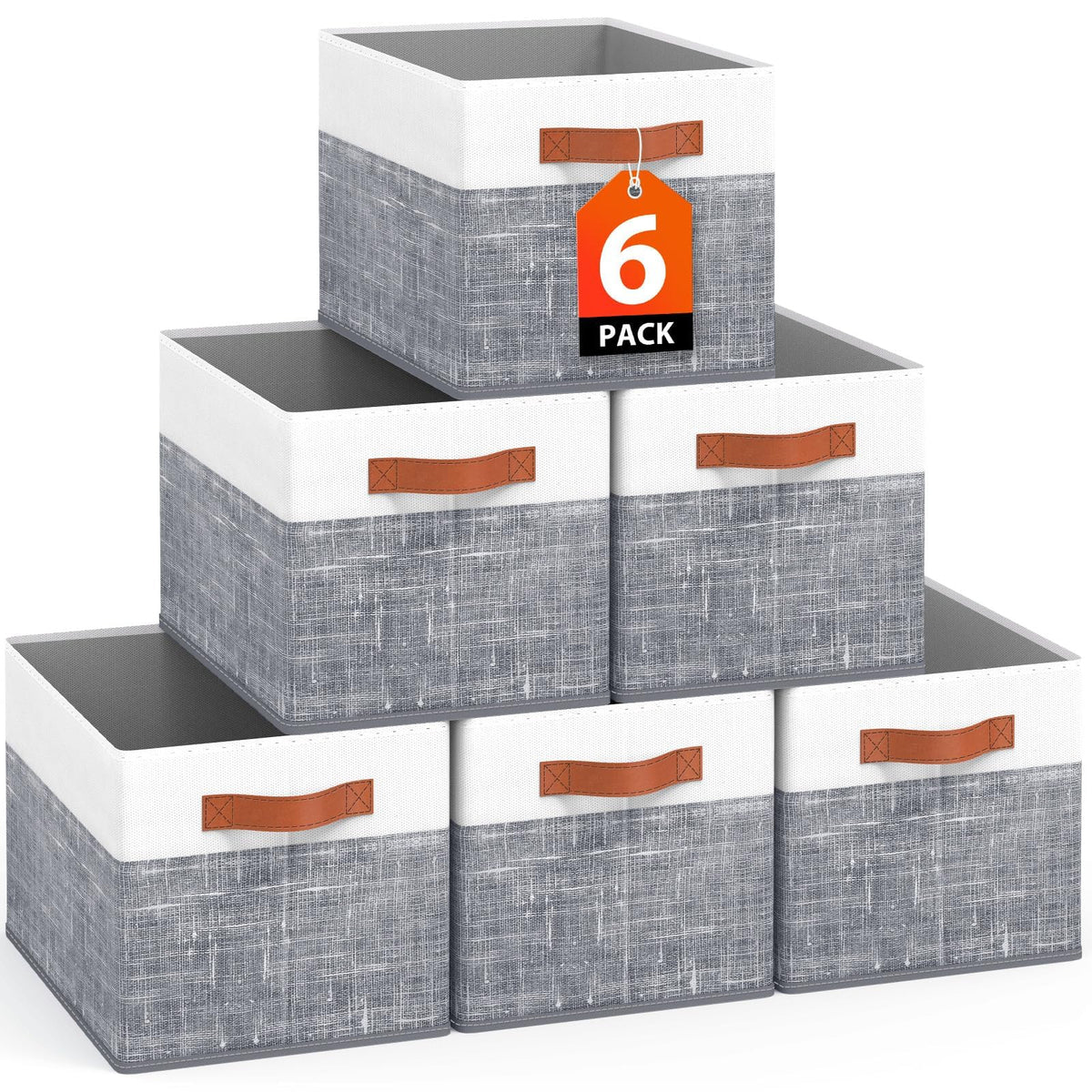Fab Totes Storage Bins for Home & Closet Organization