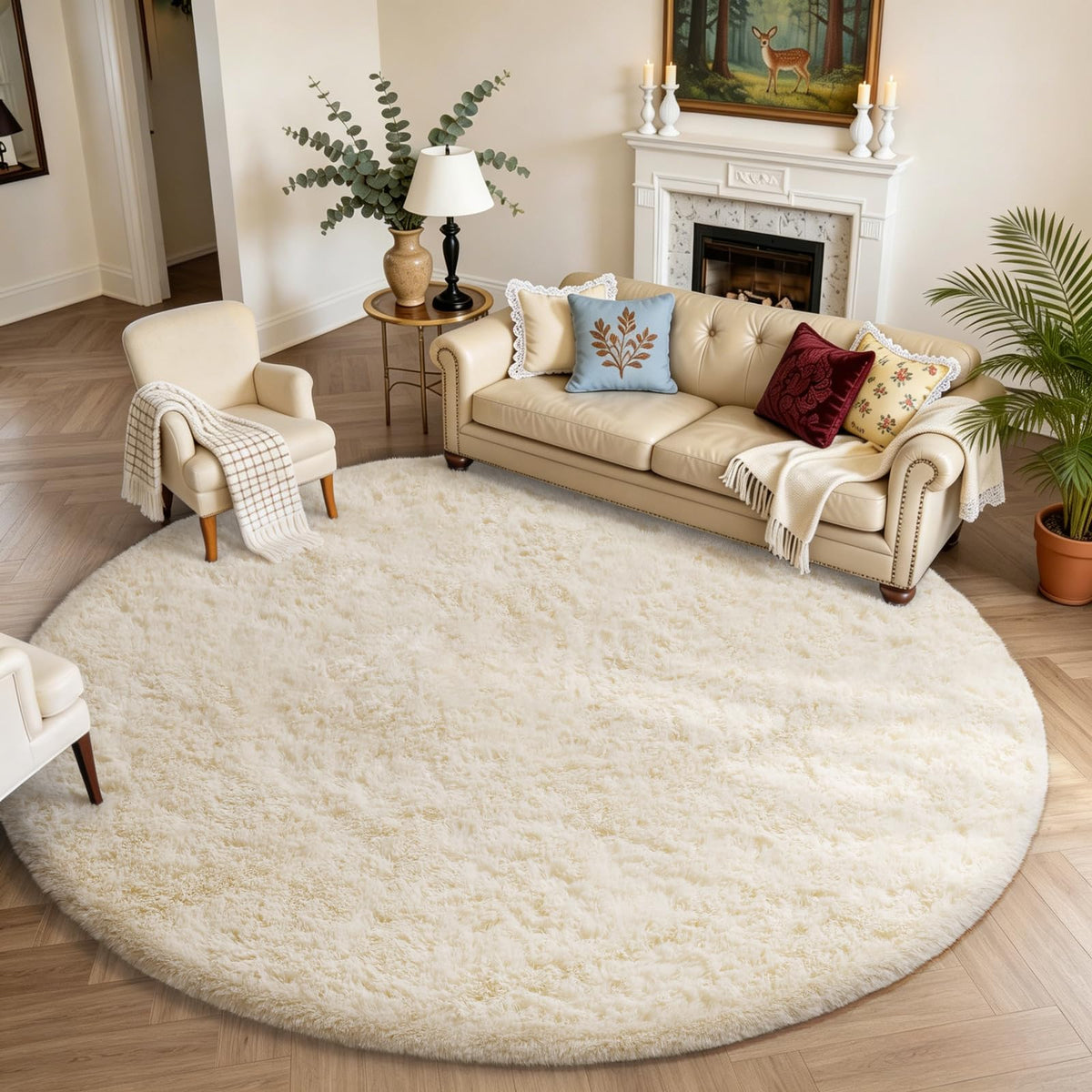 Ophanie Soft Area Rug for Bedroom and Living Room