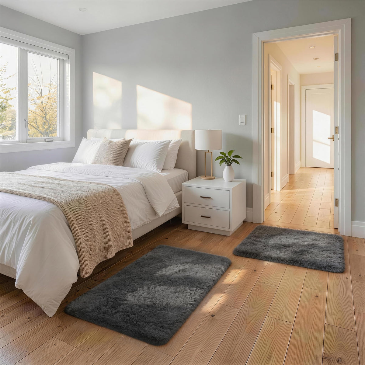 Ophanie Soft Area Rug for Bedroom and Living Room