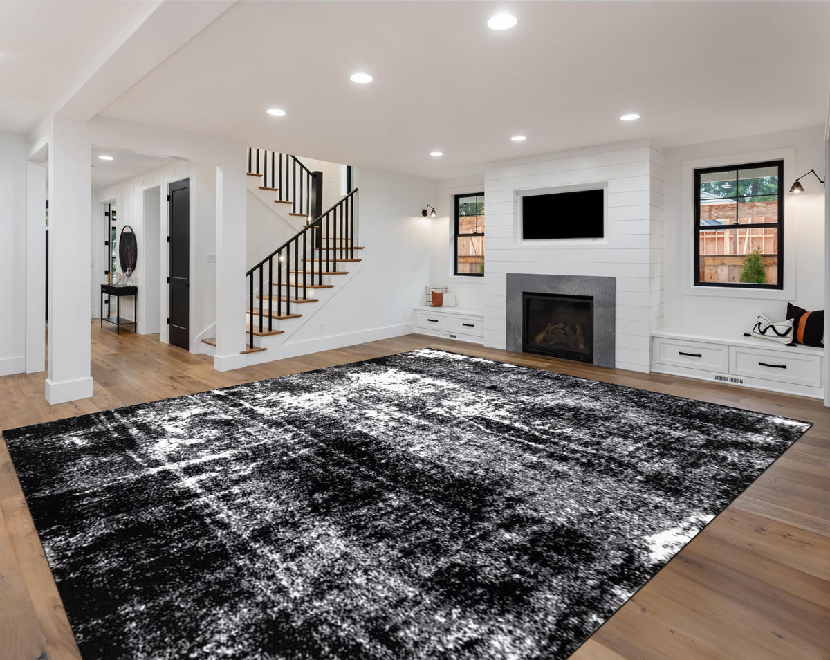 Keen Home Design 8x10 Non-Shedding Abstract Area Rug