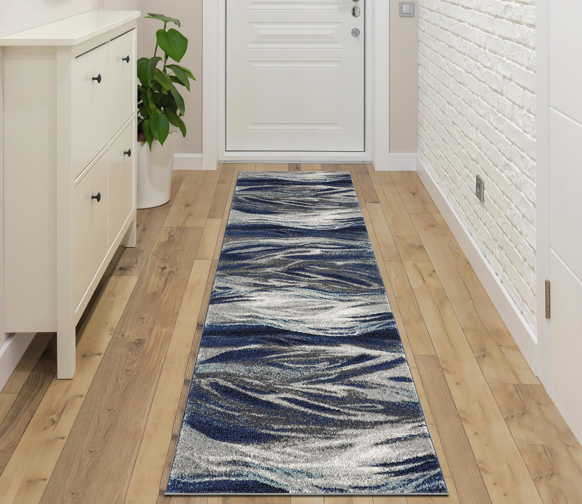 Keen Home Design 8x10 Non-Shedding Abstract Area Rug