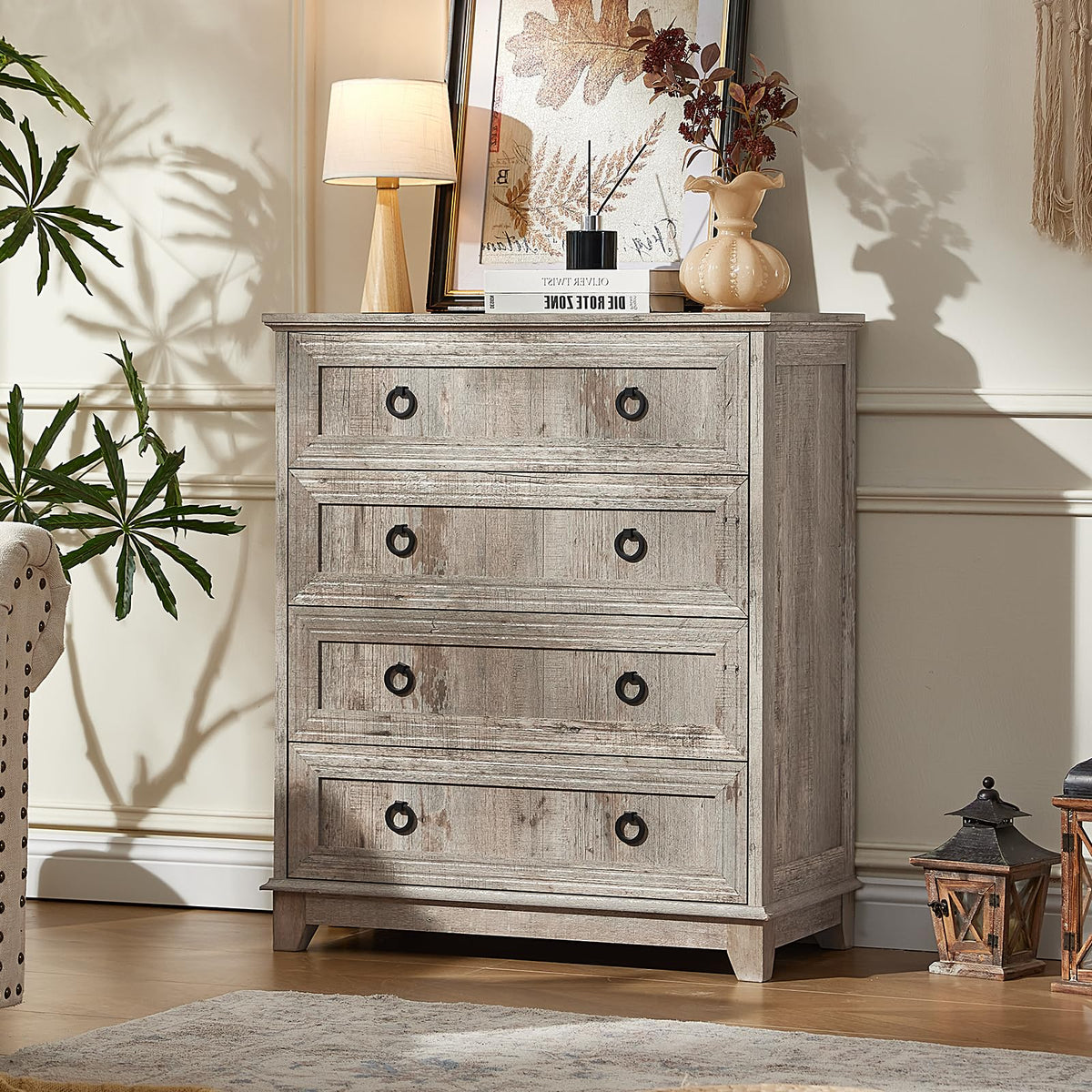 Joaxswe Nightstands with Drawers for Bedroom & Living Room