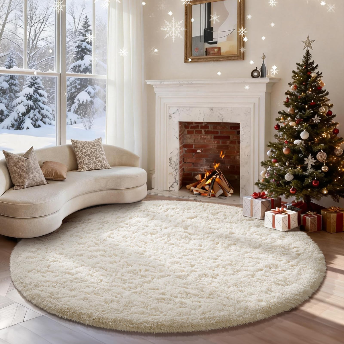 Ophanie Soft Area Rug for Bedroom and Living Room