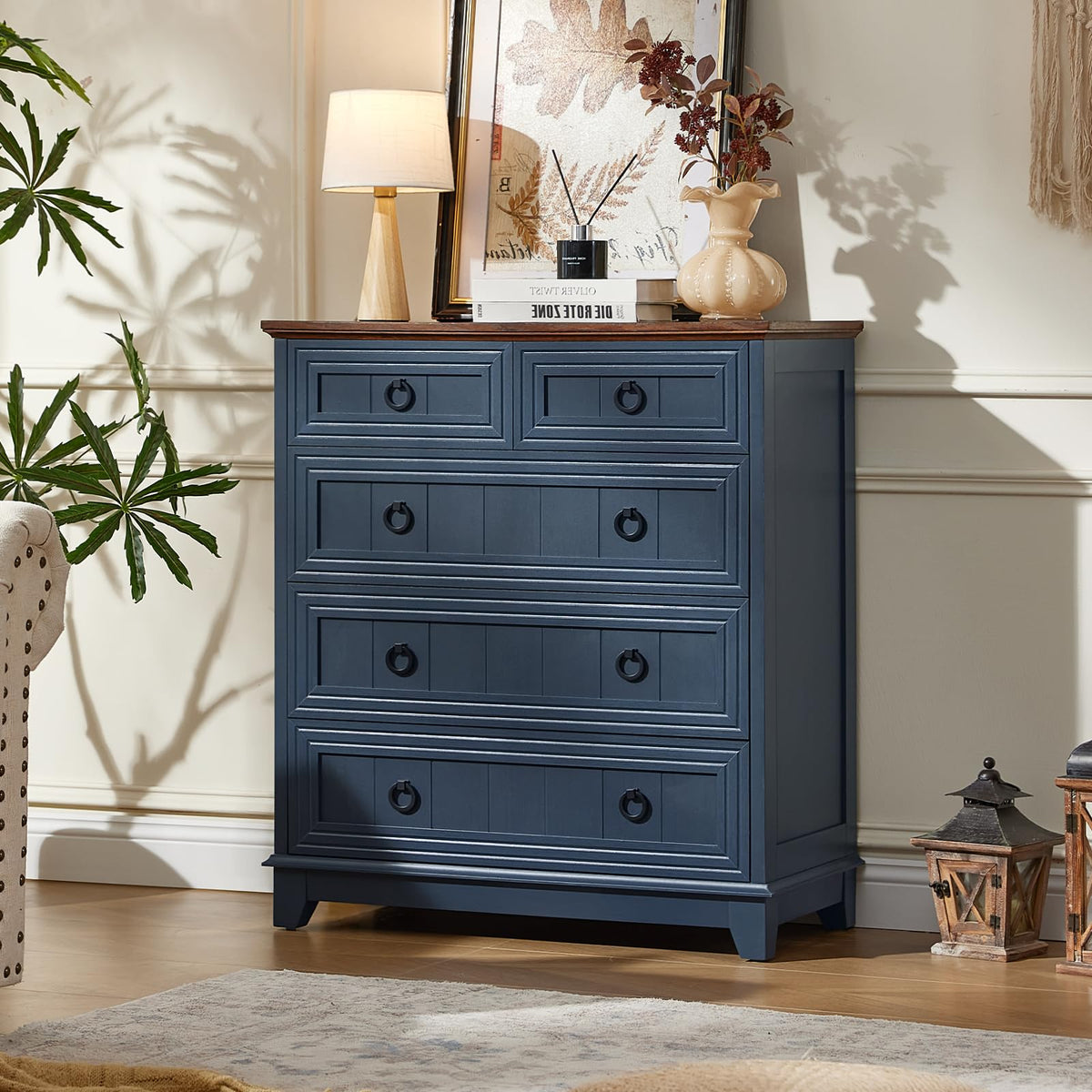 Joaxswe Nightstands with Drawers for Bedroom & Living Room