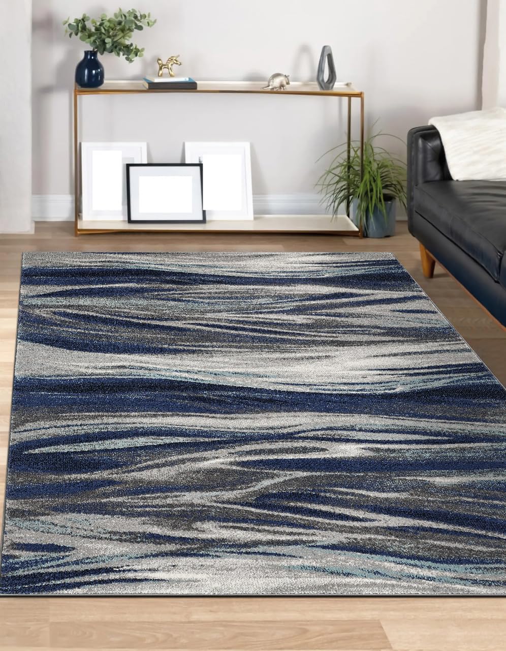Keen Home Design 8x10 Non-Shedding Abstract Area Rug