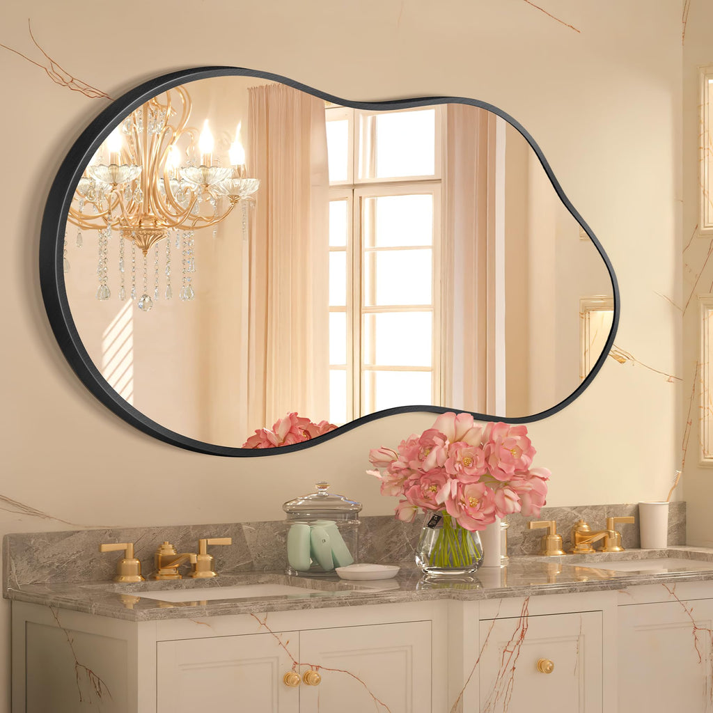 Dorlicecass Decorative Bathroom Wall Mirror for Over Sink