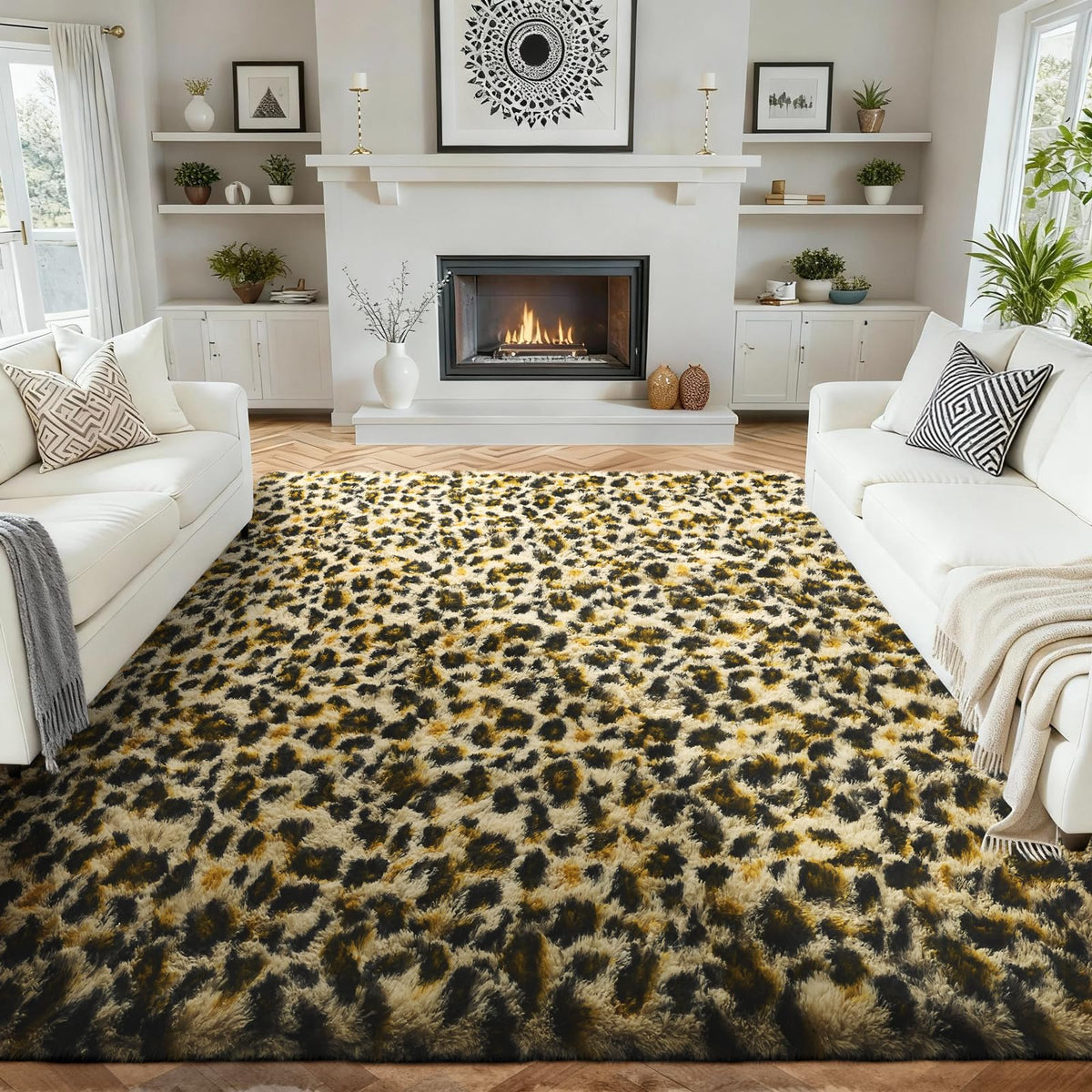 Ophanie Soft Area Rug for Bedroom and Living Room