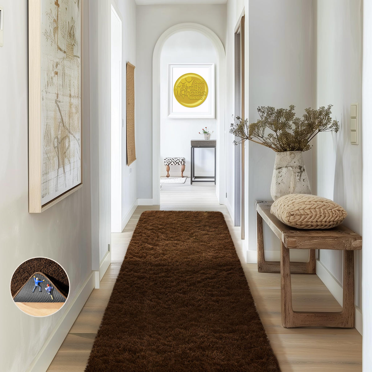 Ophanie Soft Area Rug for Bedroom and Living Room