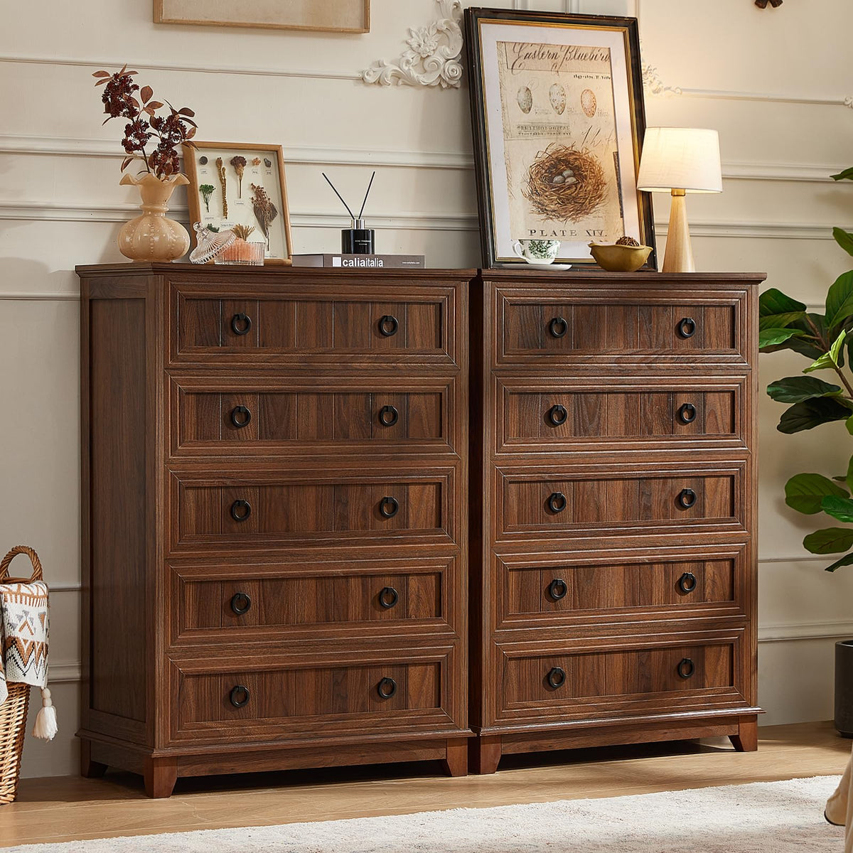 Joaxswe Nightstands with Drawers for Bedroom & Living Room