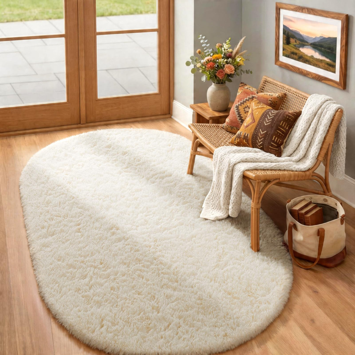 Ophanie Soft Area Rug for Bedroom and Living Room