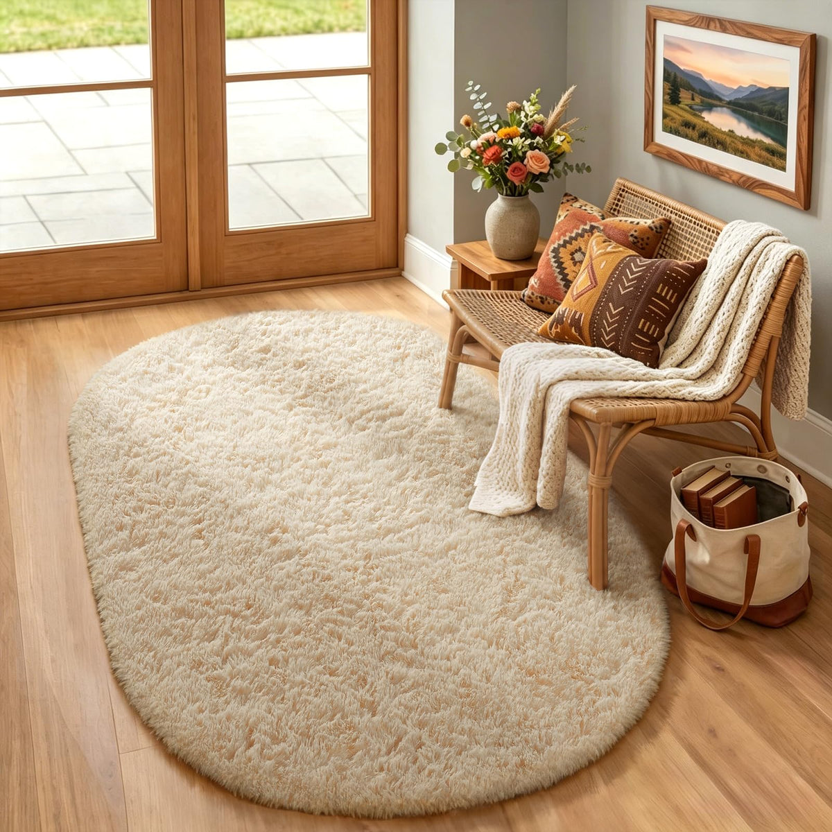 Ophanie Soft Area Rug for Bedroom and Living Room