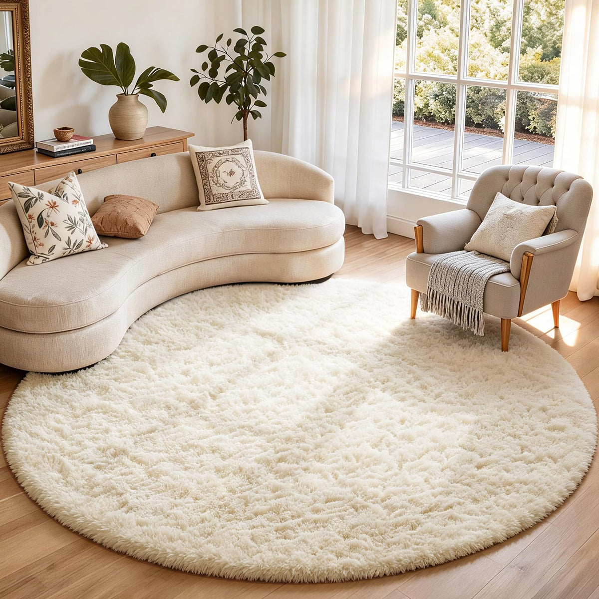 Ophanie Soft Area Rug for Bedroom and Living Room
