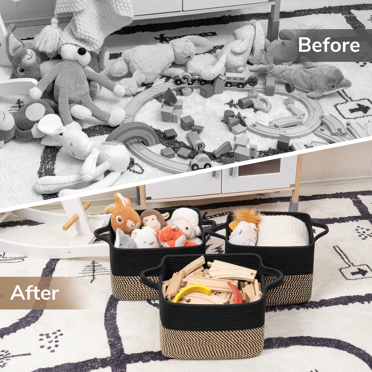 Goodpick Cube Storage Bins for Home & Closet Organization