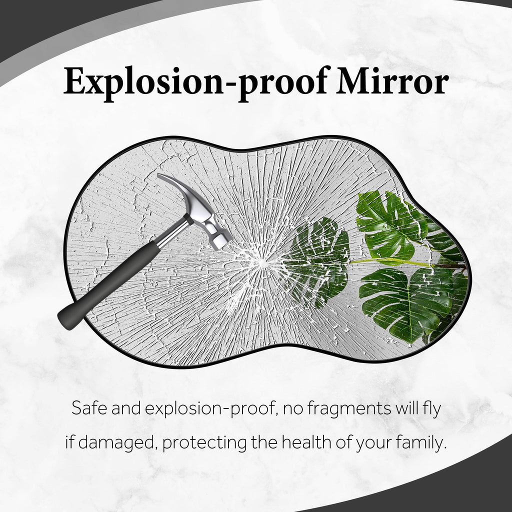 Dorlicecass Decorative Bathroom Wall Mirror for Over Sink