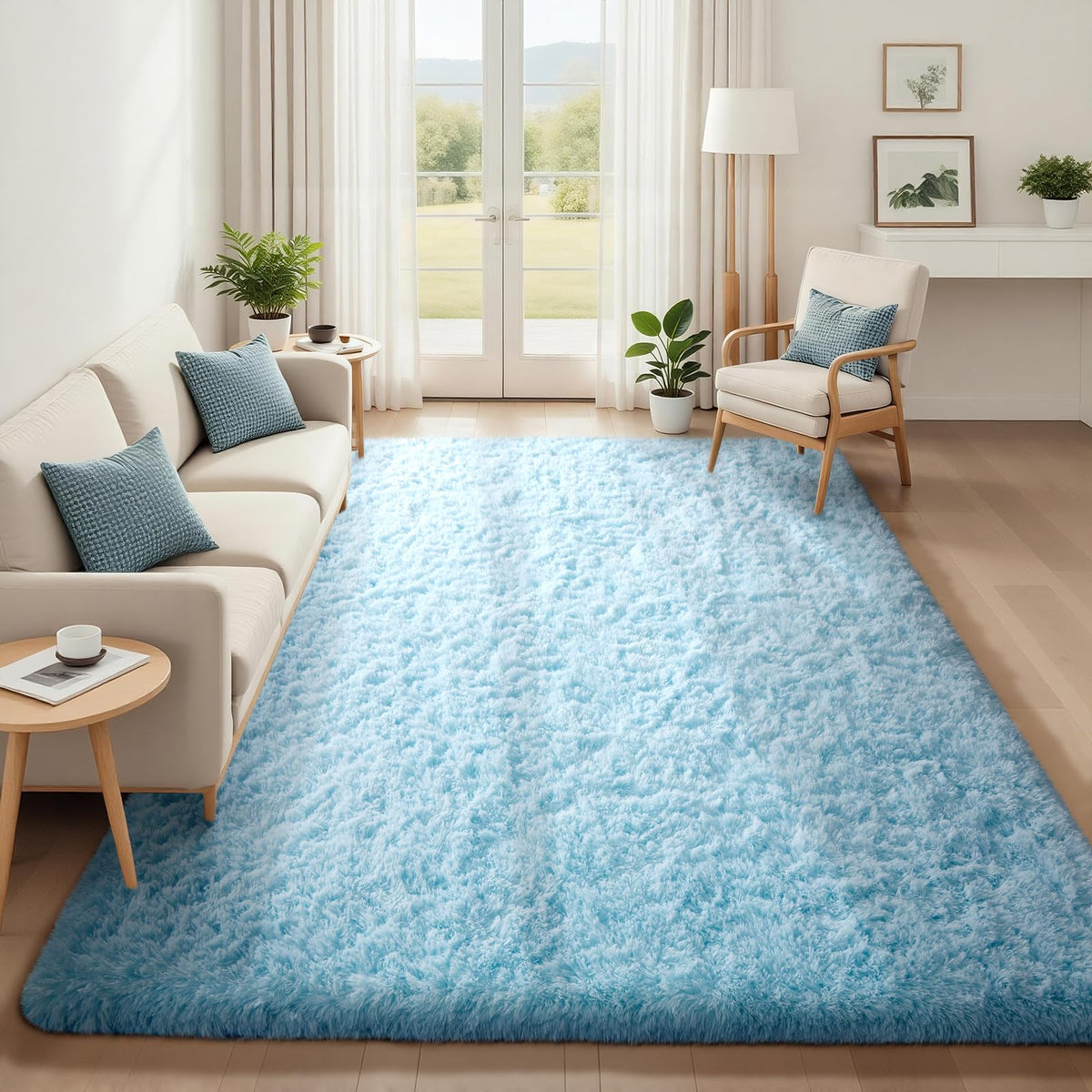 Ophanie Soft Area Rug for Bedroom and Living Room