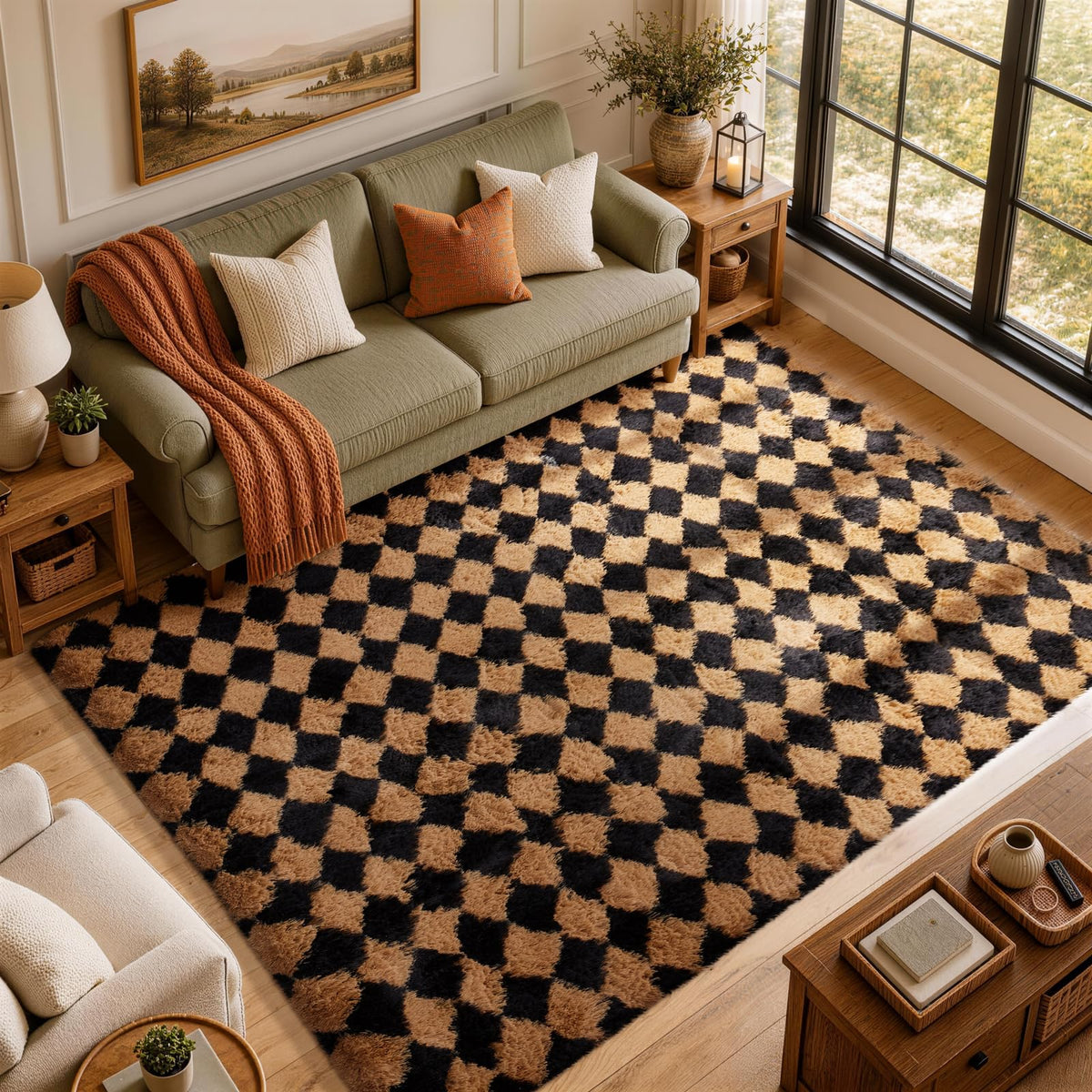 Ophanie Soft Area Rug for Bedroom and Living Room