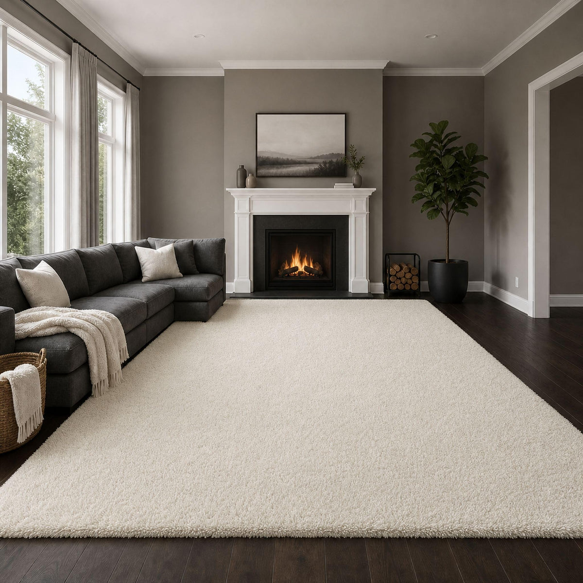 Ophanie Soft Area Rug for Bedroom and Living Room
