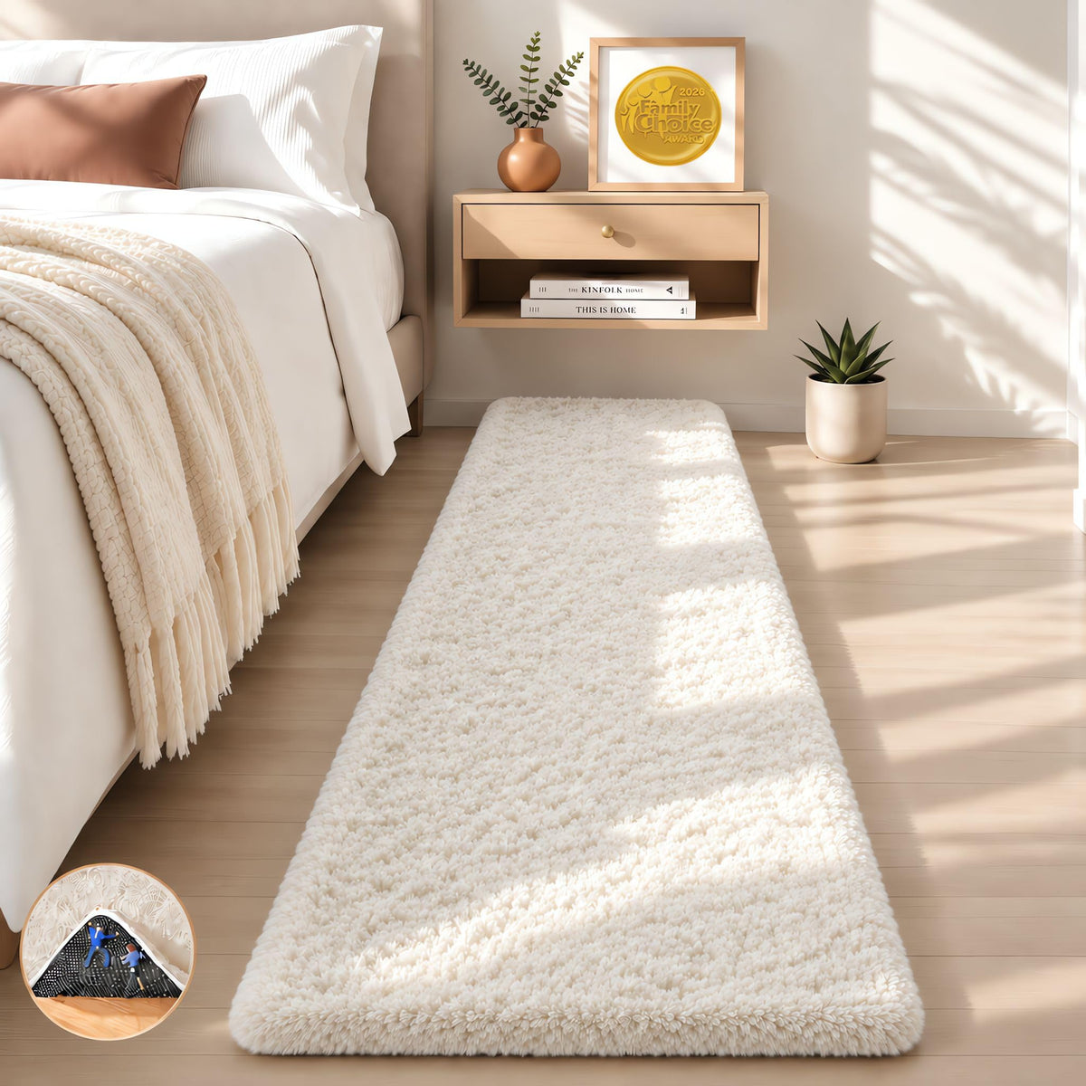 Ophanie Soft Area Rug for Bedroom and Living Room