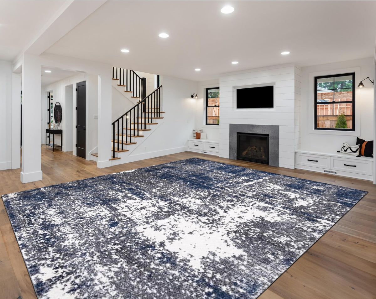 Keen Home Design 8x10 Non-Shedding Abstract Area Rug