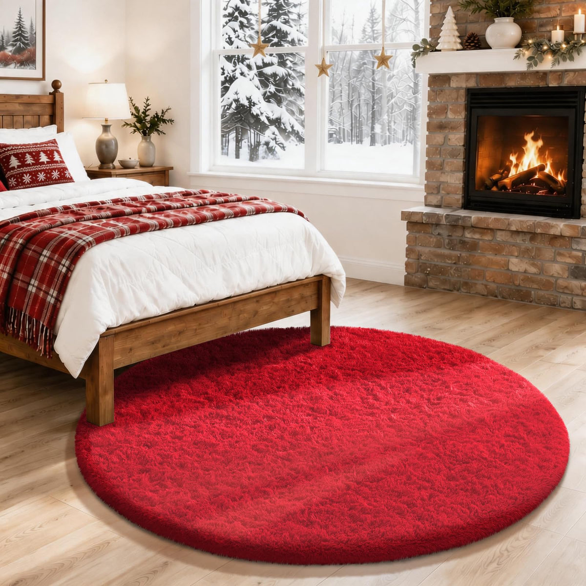 Ophanie Soft Area Rug for Bedroom and Living Room