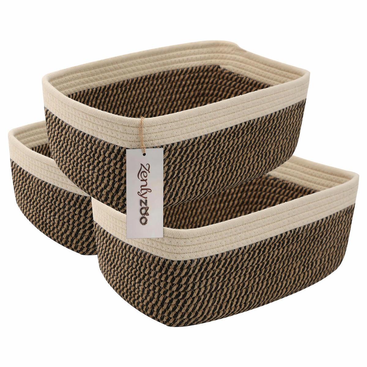 Zenlyzoo Small Storage Baskets for Home Organization