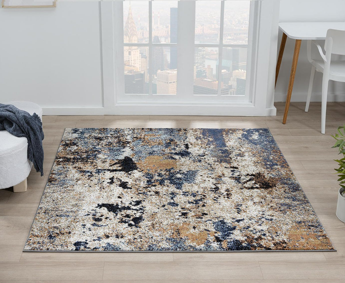 Keen Home Design 8x10 Non-Shedding Abstract Area Rug