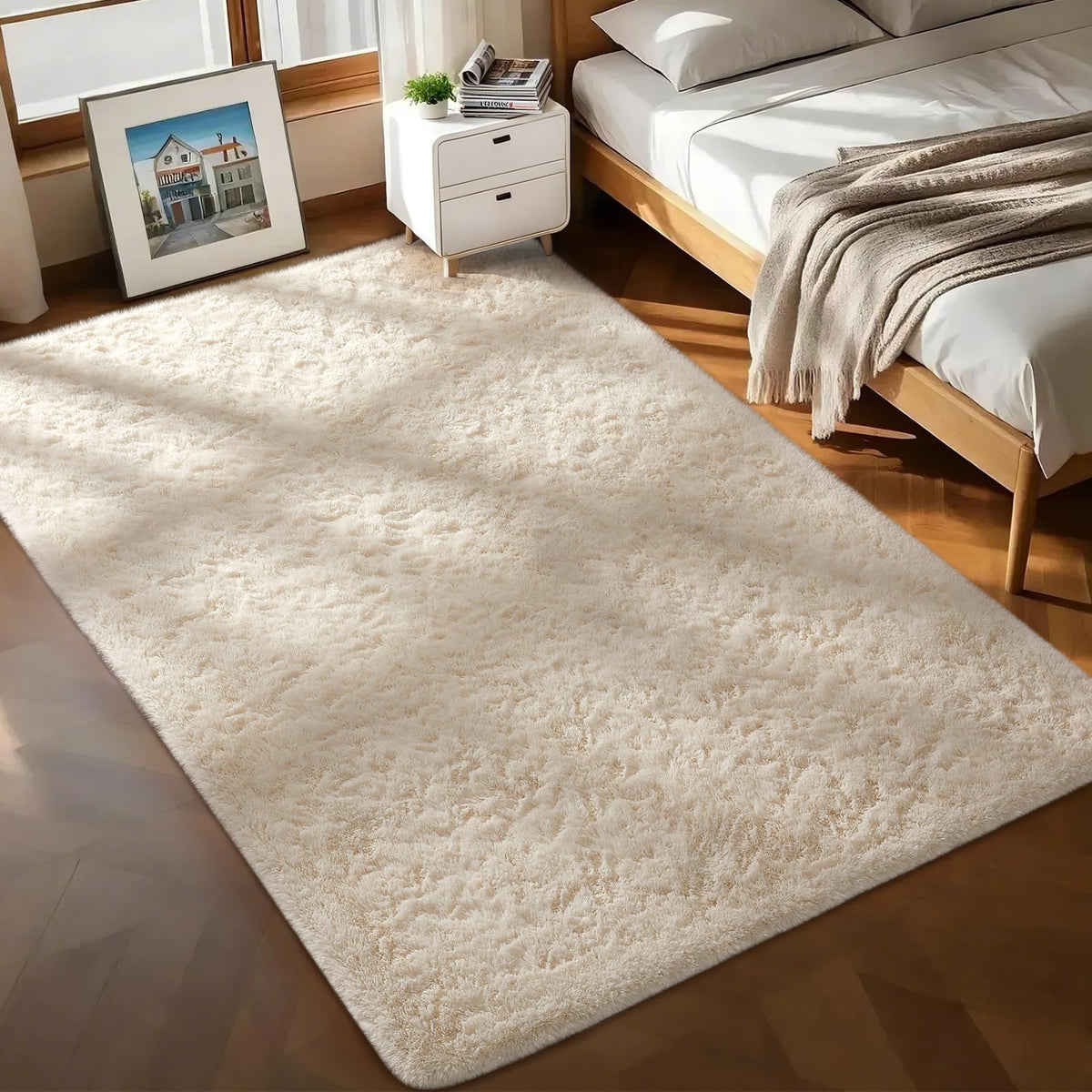 Ophanie Soft Area Rug for Bedroom and Living Room