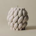 LAWA Handmade Large Knot Ball Decorative Soy Wax Candle