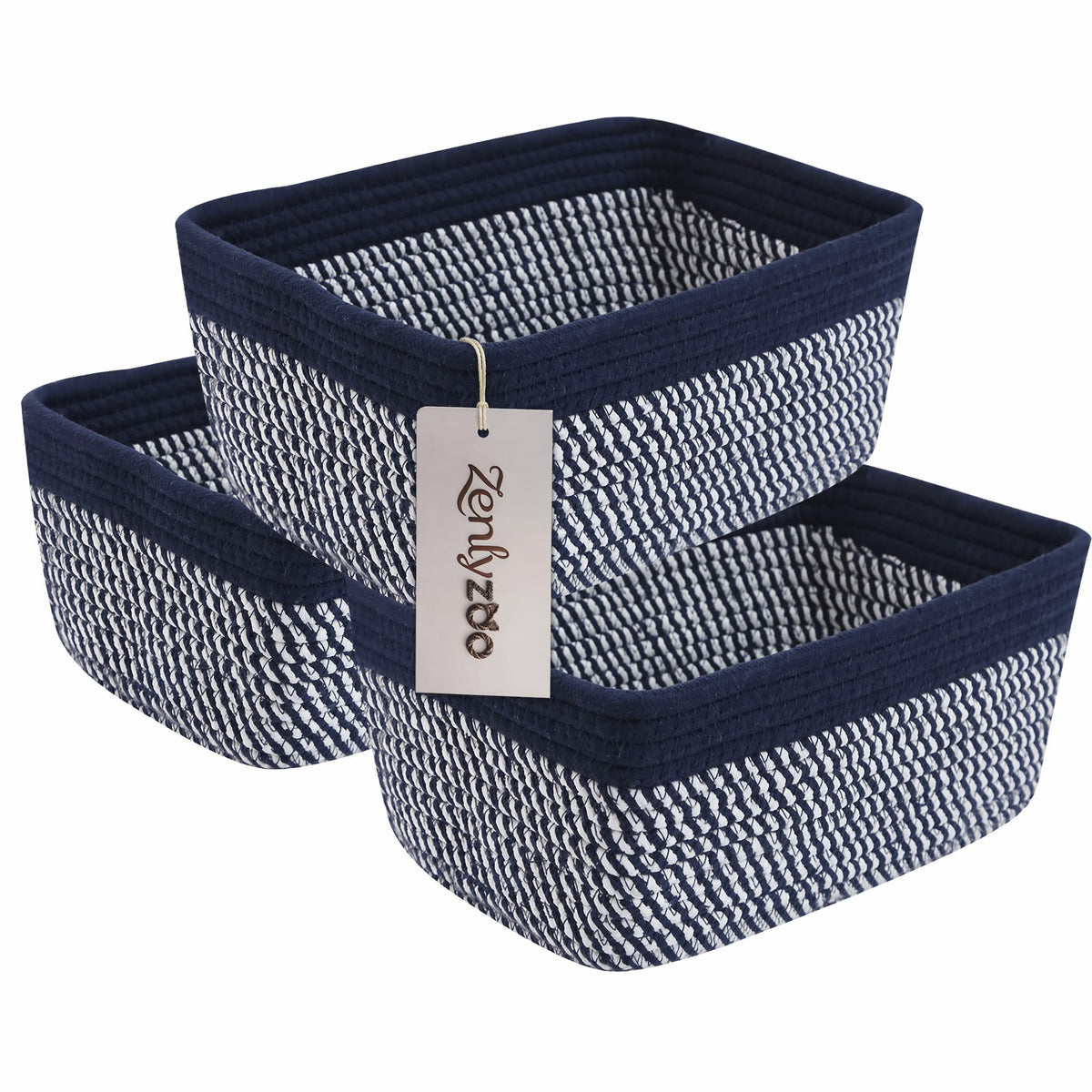 Zenlyzoo Small Storage Baskets for Home Organization