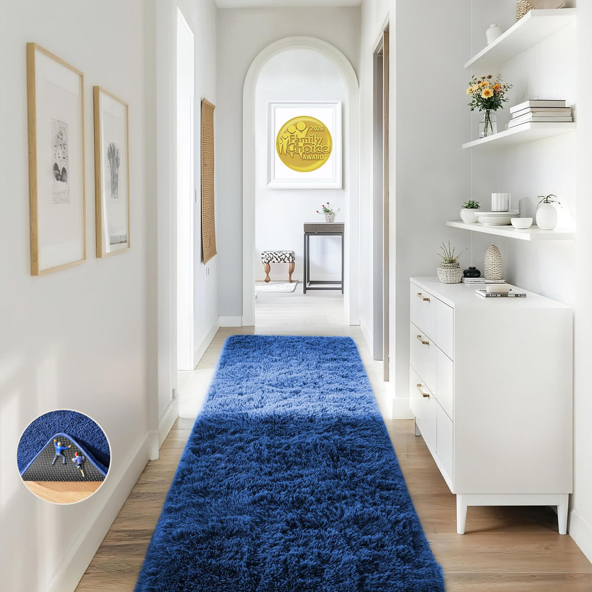 Ophanie Soft Area Rug for Bedroom and Living Room
