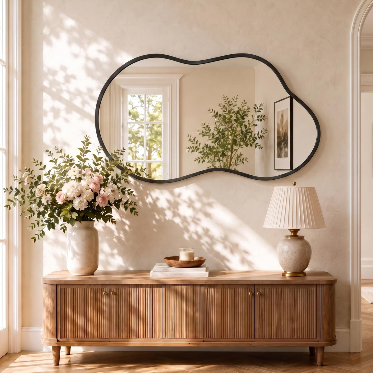 Dorlicecass Decorative Bathroom Wall Mirror for Over Sink