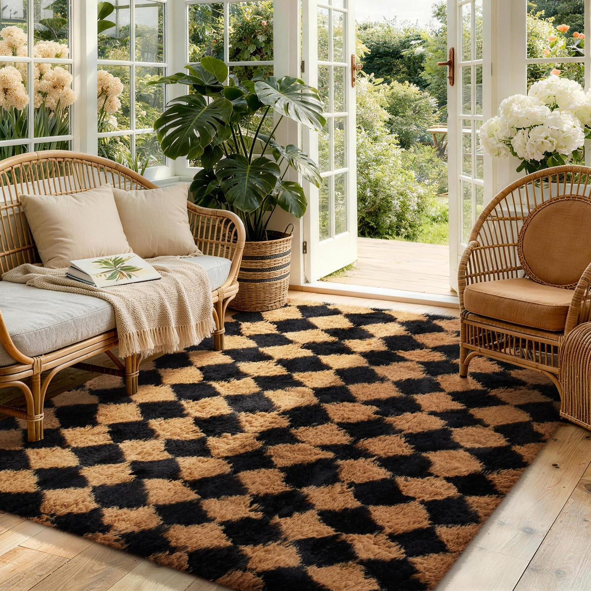 Ophanie Soft Area Rug for Bedroom and Living Room