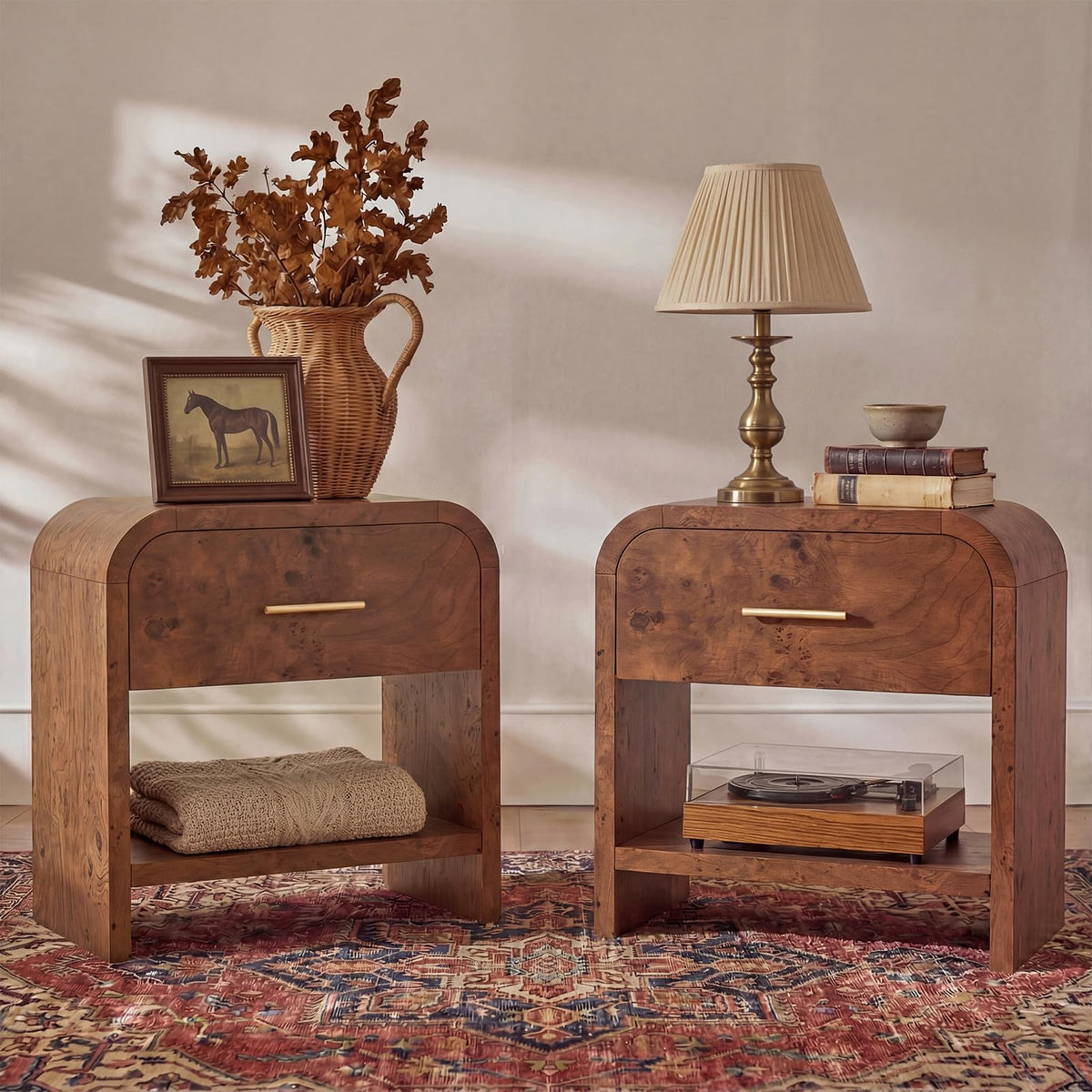 EliteSet Modern Nightstand for Bedroom & Living Room