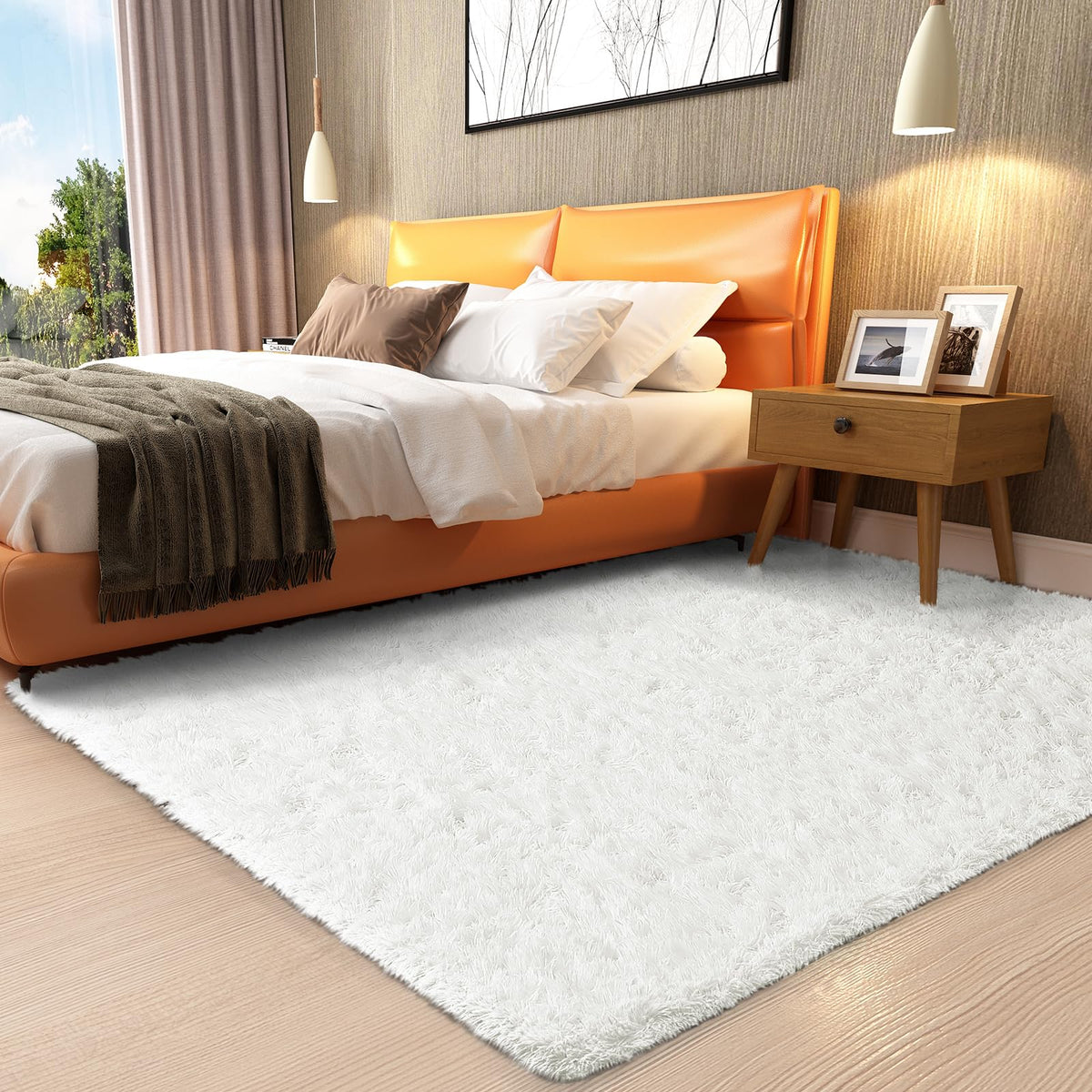 Ophanie Soft Area Rug for Bedroom and Living Room