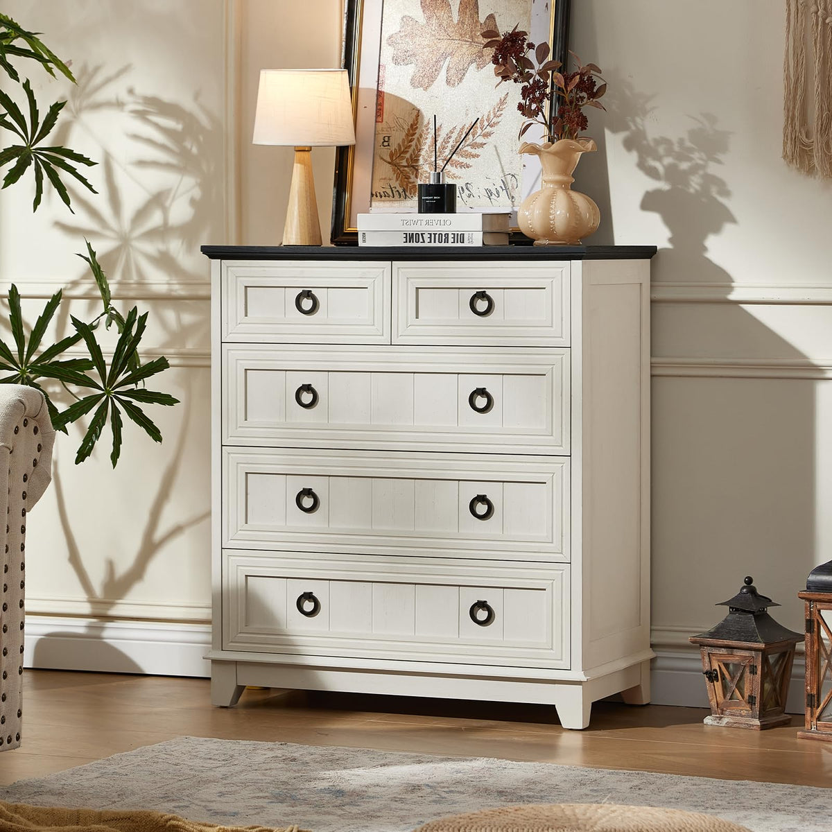 Joaxswe Nightstands with Drawers for Bedroom & Living Room