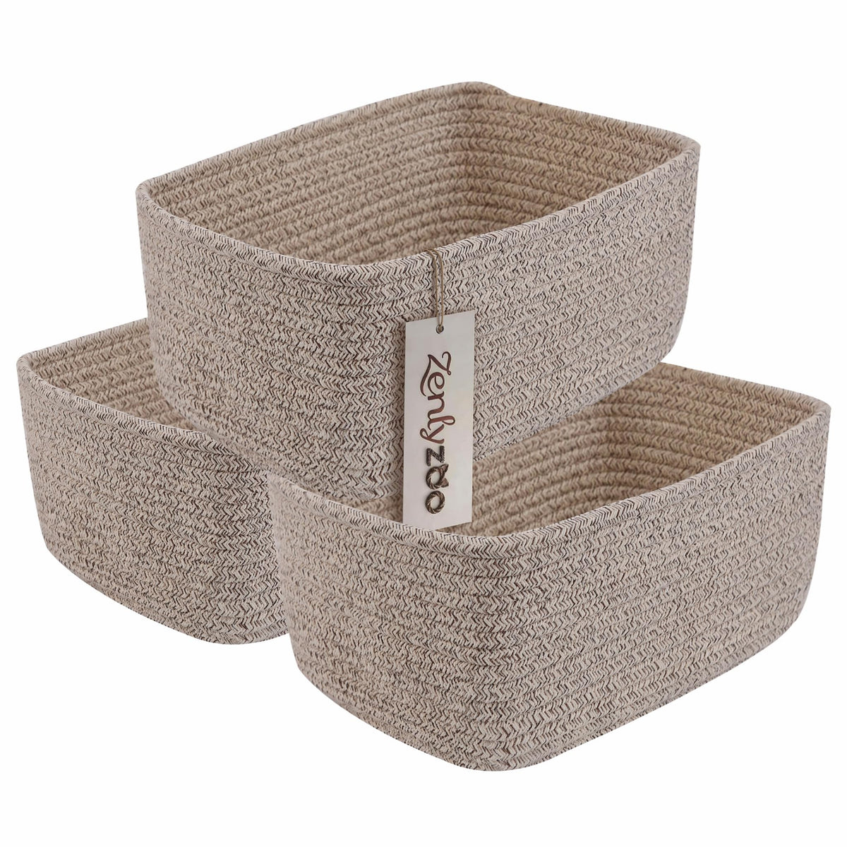 Zenlyzoo Small Storage Baskets for Home Organization