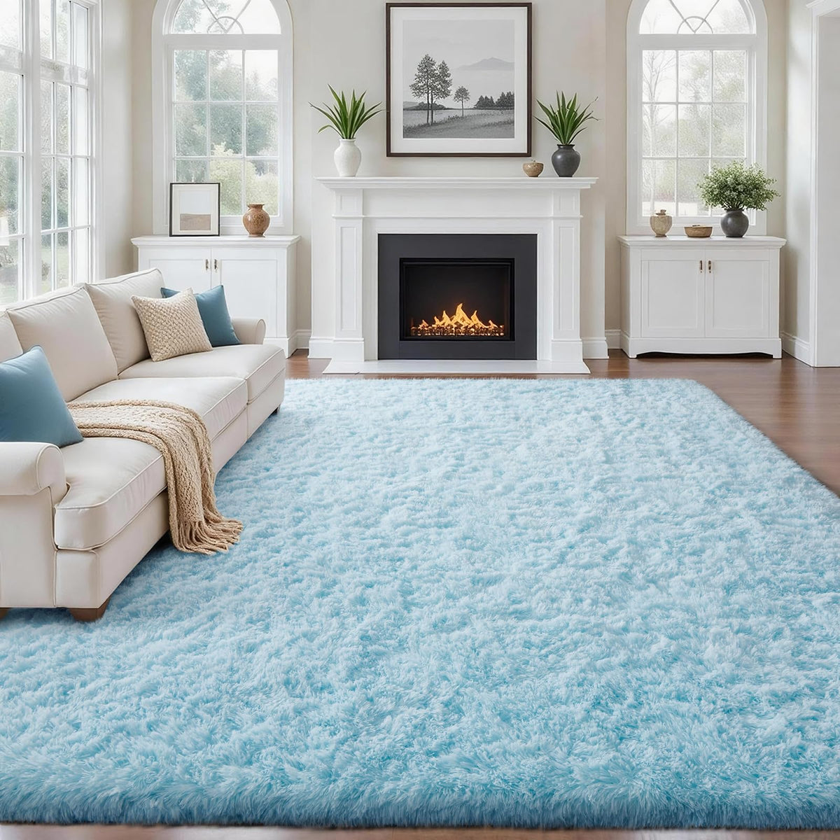 Ophanie Soft Area Rug for Bedroom and Living Room