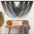 Large Dip-Dyed Macrame Wall Hanging Boho Tapestry Decor