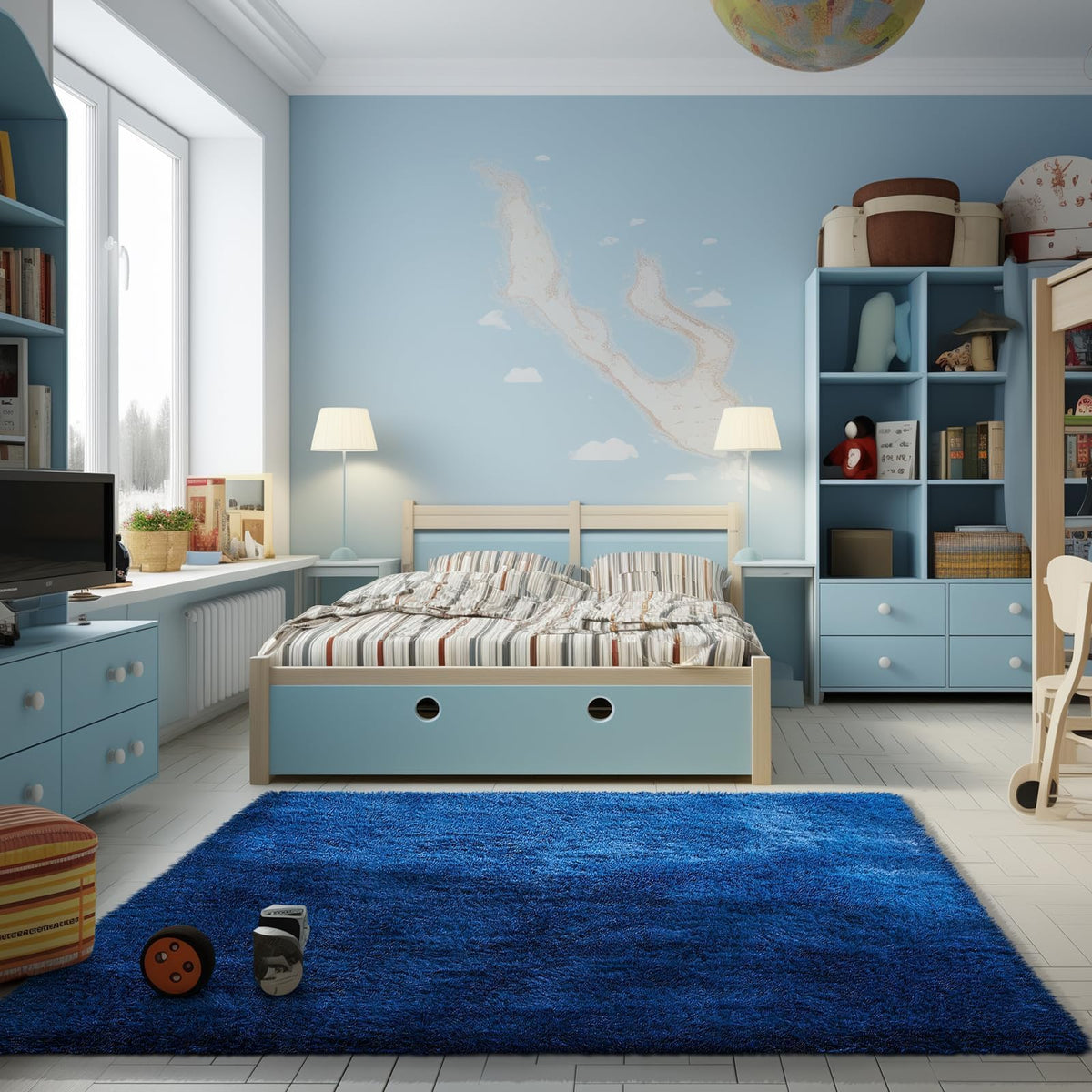 Ophanie Soft Area Rug for Bedroom and Living Room